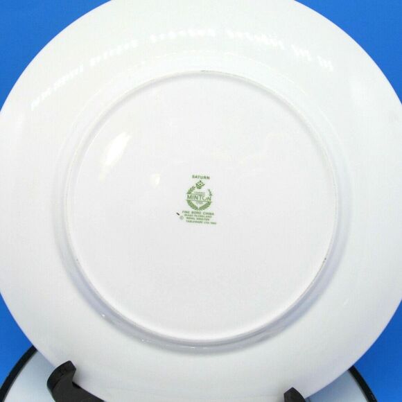 Minton Saturn 10.5" Dinner Plates Blue Bundle of 2 - Picture 4 of 6
